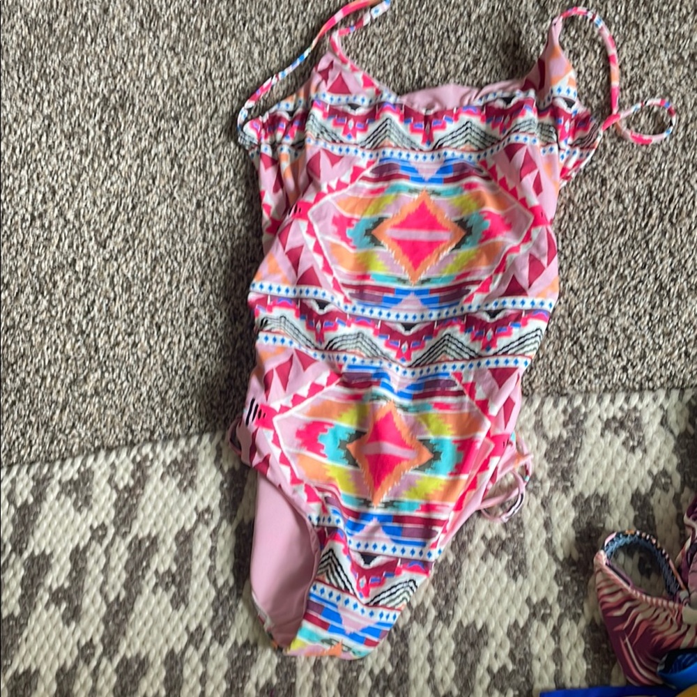 Colorful Geometric One-Piece Swimsuit
